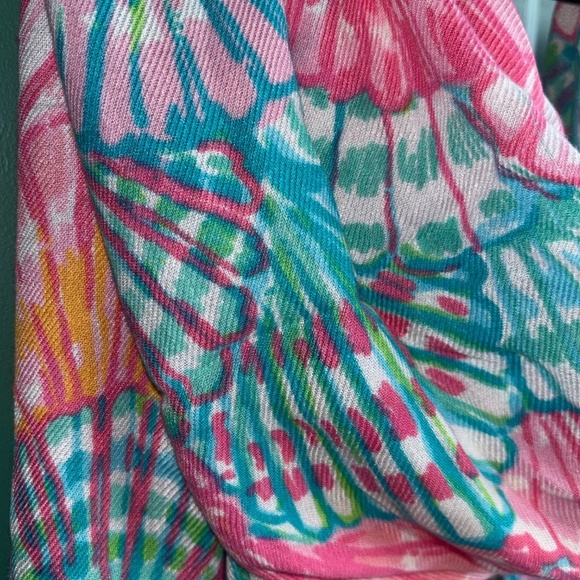 Lilly Pulitzer spring summer scarf beautiful - Picture 2 of 9